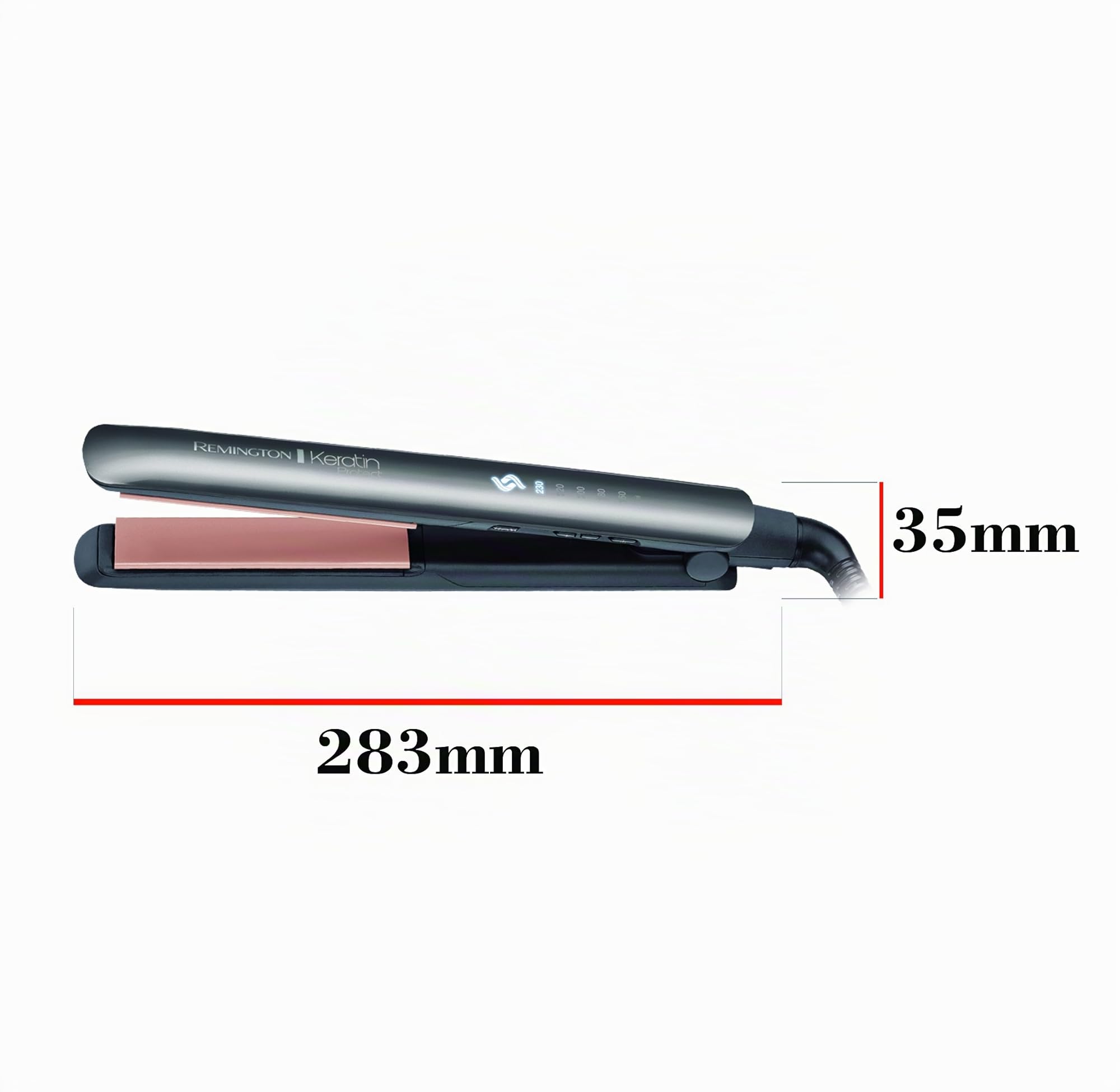 Remington Lisseur Cheveux S8598 Fer à lisser Kératine Protect Céramique Capteur Intelligent