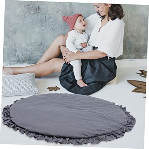 TOYANDONA Kruipende Deken Kids Play Mat Circulaire Tapijt Kids Ronde Tapijt Baby Kruipen Tapijt Ronde Gebied Tapijt Vloerkleed Baby Kruipen Spelen Tapijt Baby Kruipen Tapijt Baby Spelen - Afbeelding 6