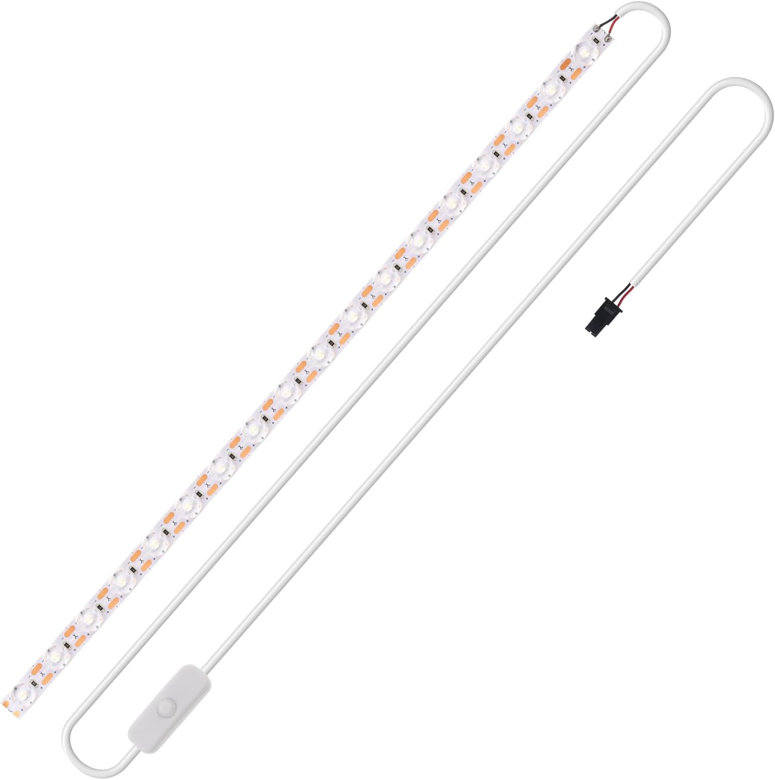 LED Light Strip Fit for Bambu-Lab A1 3D Printer, 24V 380 mm High Brightness LED Light Bar with 900 mm Cable, Easy to Install