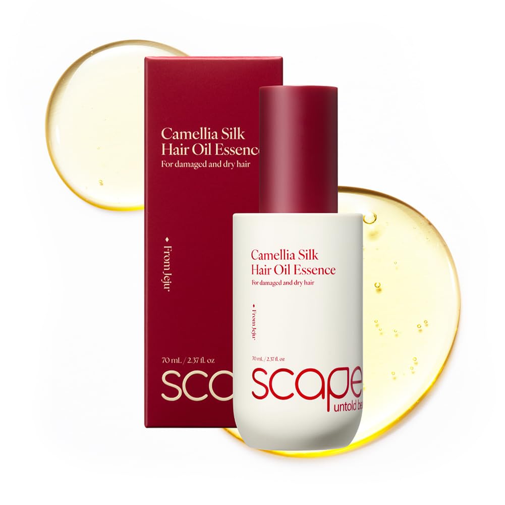 Amazon.com: SCAPES UNTOLD BEAUTY Camellia Silk Oil Essence | Leave