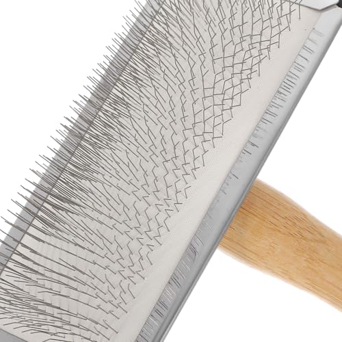Wollkardierbürste aus Holz und Eisen für Filz- und Bastelprojekte – Bild 3