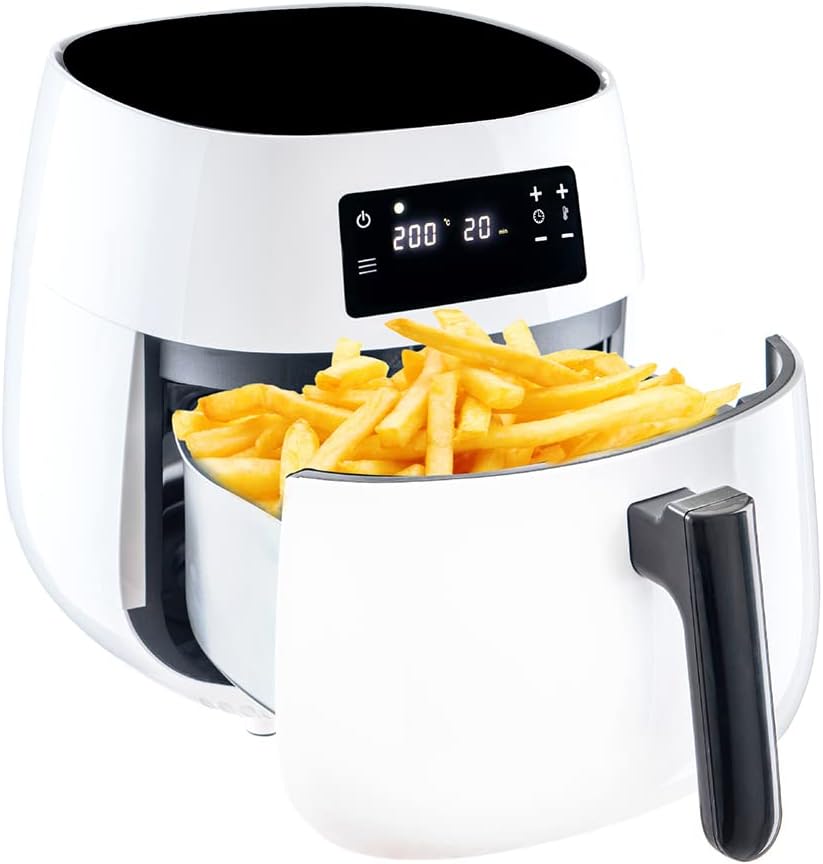MEDION Friggitrice Ad Aria E40 XL – 5,2L, 2150W, 9 Programmi Automatici, Touch LED, MD 11740