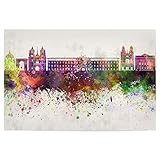 artboxONE Poster 45x30 cm Städte Dijon Skyline in 