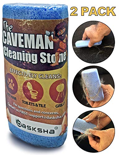 Pet Hair Remover for Car - 2 Pack - 4 Inch Pumice Stone