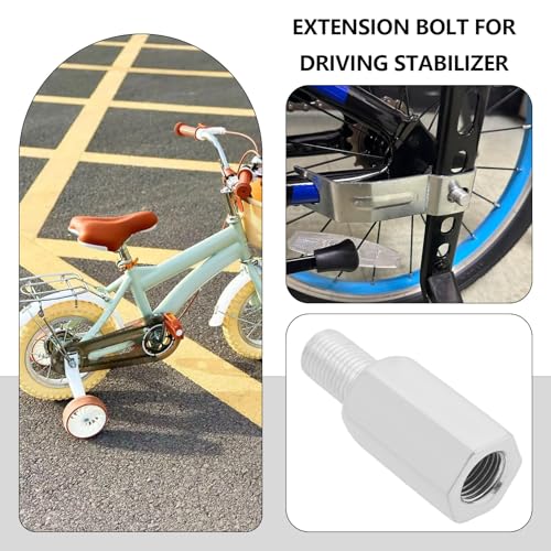 SG Store 2 peças 3/20.3 cm Estabilizador de bicicleta extensores de eixo parafuso adequado para a ma