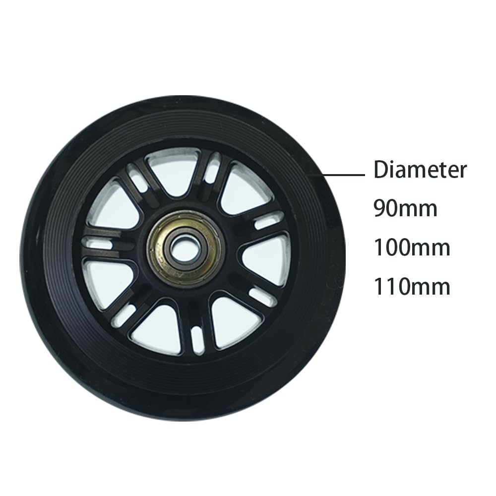 Lot de 6/8 roues de rechange pour patins à roulettes en ligne 65A 85A 90 mm/100 mm/110 mm (lot de 6/8), roues de compétition à double dureté, pour remplacement de roue de roulettes, bleu, 110 mm x 8 Lot de 6/8 roues de rechange pour patins à roulettes en ligne 65A 85A 90 mm/100 mm/110 mm (lot de 6/8), roues de compétition à double dureté, pour remplacement de roue de roulettes, bleu, 110 mm x 8
