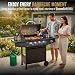 CosmoGrill Original 5 Gas Burner 4+1 Garden Grill, Steel Warming Rack, Side-Burner, Storage & Built-in Temperature Gauge for Home Garden Party Outdoor Cooking