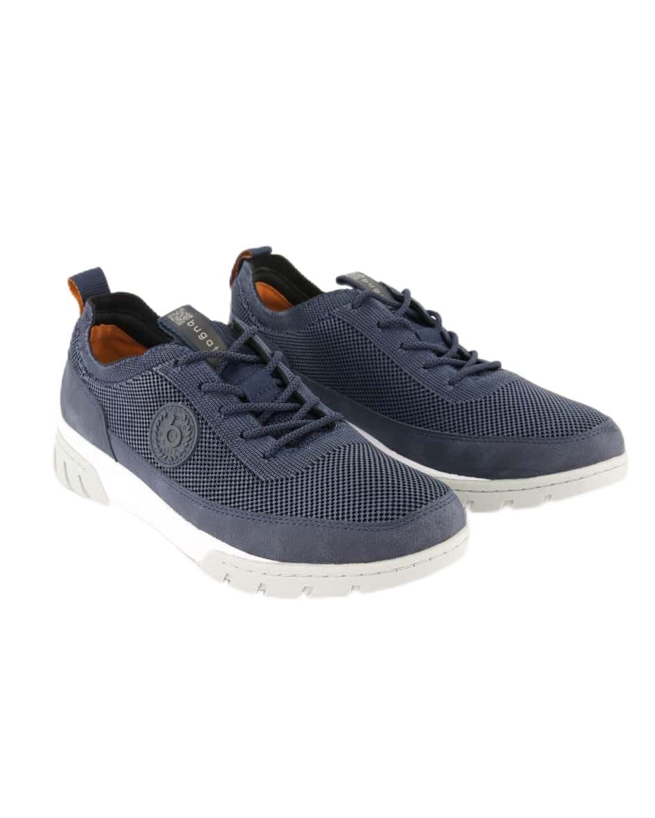 bugatti Men's Lace-Up Shoes in Black, darkblue, 8 UK