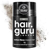 Hair Guru London Hair Thickening Fibres, Grey, 5g Trial Size