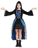 Seasons Halloween Costumes Mystic Moonlight Witch For Girls (L(10-12)), Black