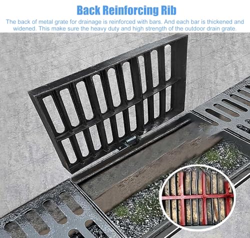 Grille d'égout pour solution de gestion des eaux pluviales et chantier - 4