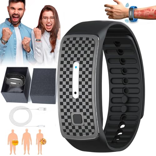 Ultrasonic Weight Loss Wristband, Your Trusted Josfit Ultrasonic Fat Blasting and Detoxing Wristband, Younthre Ultrasonic Ultra-Tech Body Shape Wristband, Matteo Ultrasonic Slimming Wristband (Black)