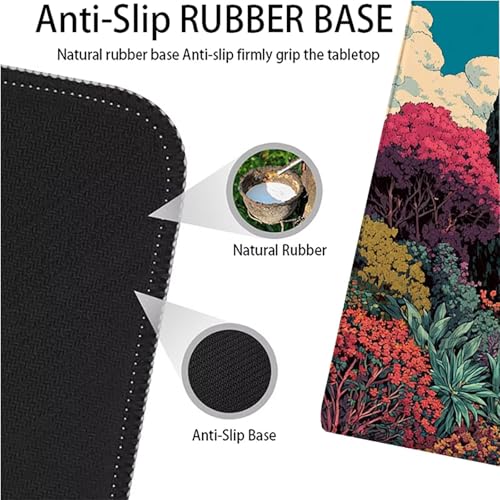 Tapis de souris paysage grand format idée cadeau pour joueur sur PC
