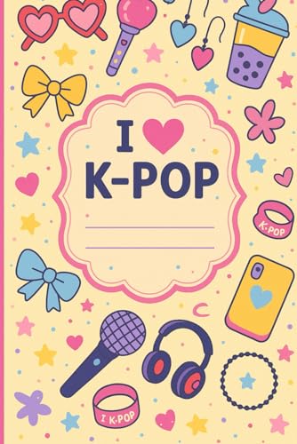 Composition Notebook: I love K-pop | 110 College Ruled Kpop fan | 6x9in | Back to...