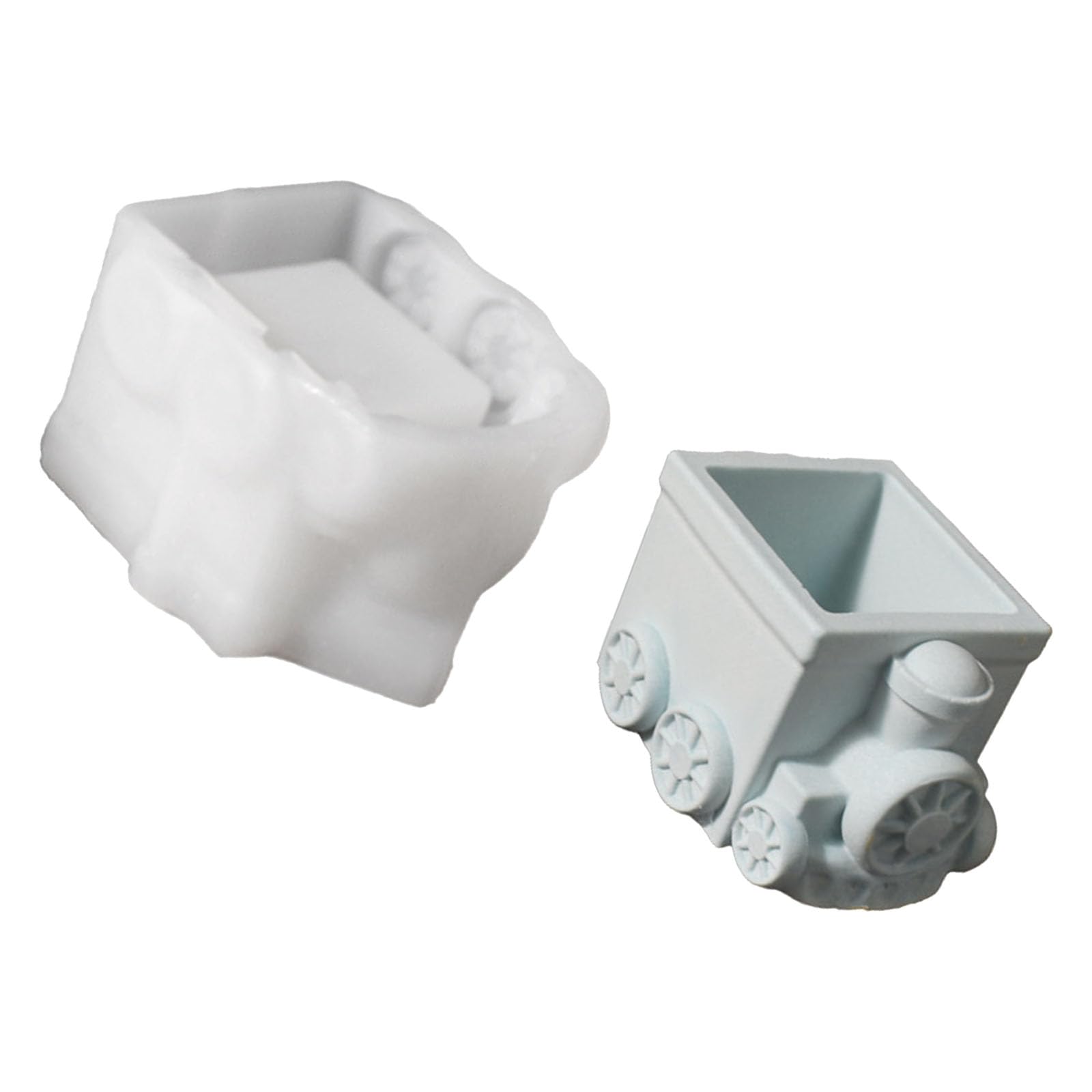 Lerpwige Bus Shaped Flower Pots Silicone Molds Succulents Plant Handmade Plasters Epoxy Resin For Holder Silicone Succulents Plant Bus Shaped Flower Pots Plasters