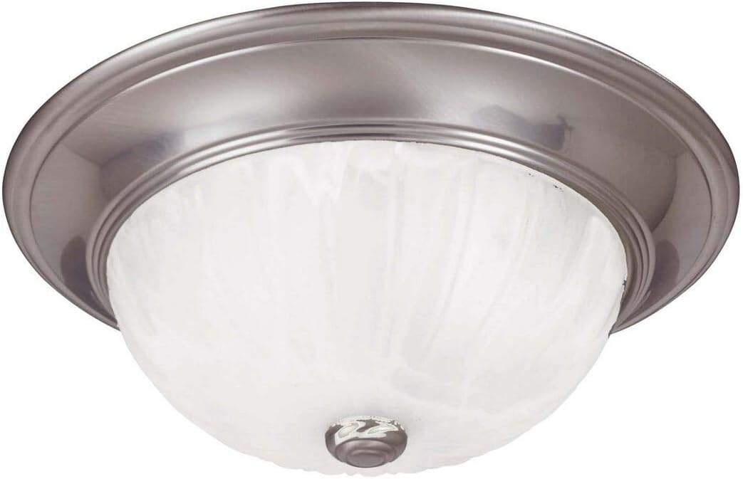 Savoy House 11264-SN 11" 2-Light Flush Mount in Satin Nickel