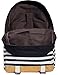 Leaper Navy Style School Laptop Backpack Girls Striped Canvas Bookbag Black