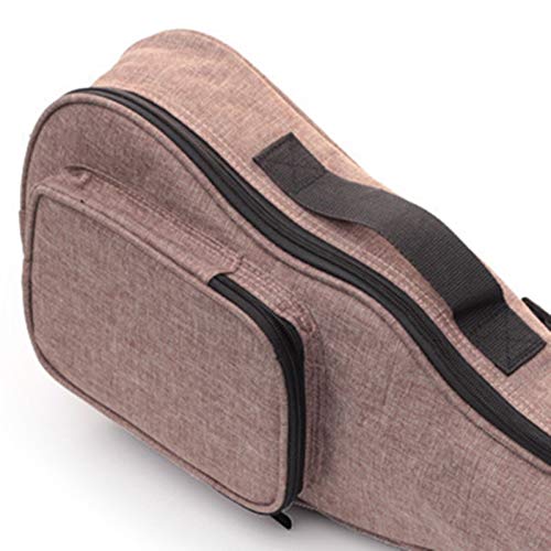 SECOLI Housse de protection épaisse pour guitare soprano concert ténor Sac de protection Sac à main Accessoires de guitare Performance Facile à transporter, beige, 21inch - Les Beatles, Paul McCartney, John Lennon, RIngo Starr, George Harrison SECOLI Housse de protection épaisse pour guitare soprano concert ténor Sac de protection Sac à main Accessoires de guitare Performance Facile à transporter, beige, 21inch – Image 4