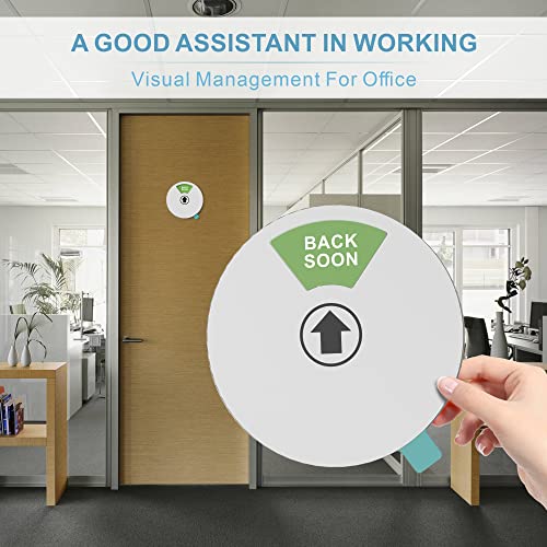 Büro Türschild, Bitte Nicht Stören, Bitte Anklopfen, Nicht Im Büro, Hereinspaziert und In Einer Besprechung Schilder, Perfekter Partner für Home-Office, Büro und Kabine (Silber)