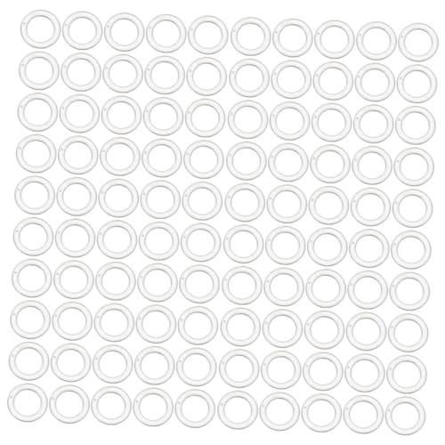 RORPOIR 200pcs Plastic Curtain for Window Drapes Smooth Sliding Roman Curtain Buckles Compatible Rods for Home Office Decor