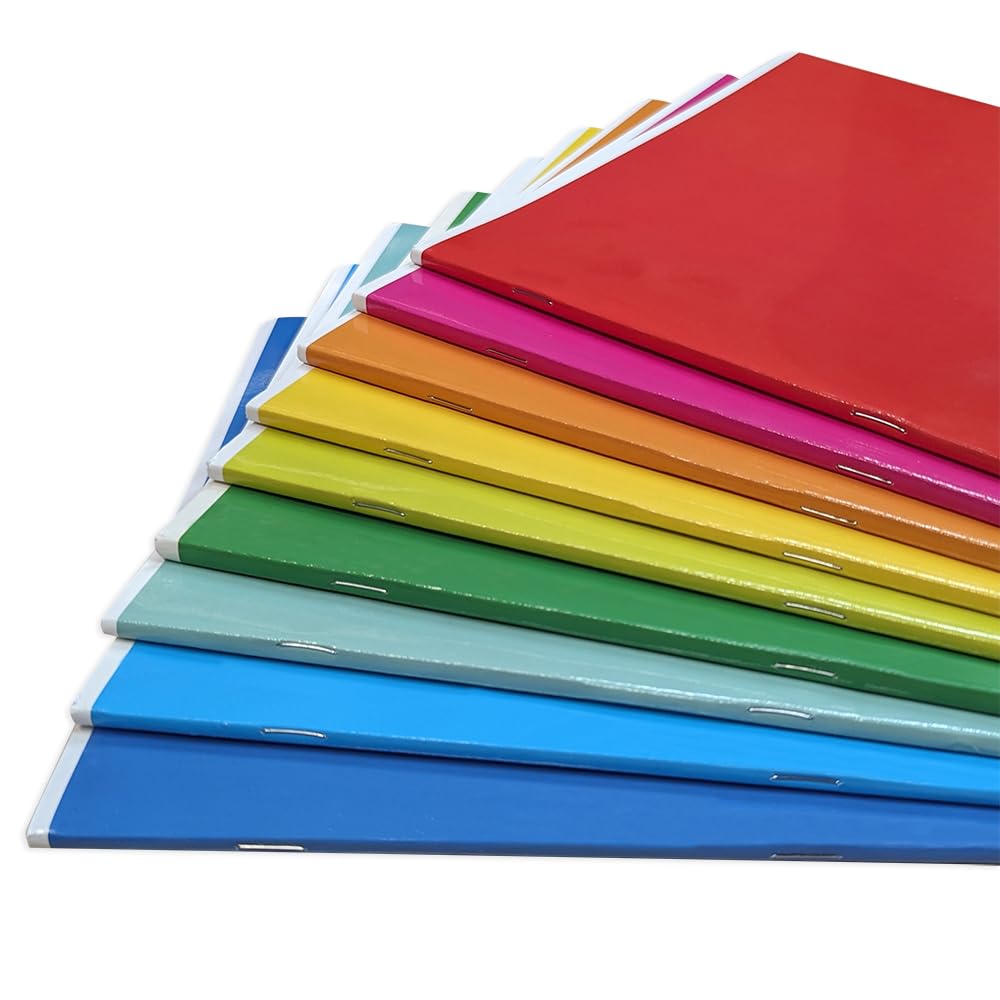 BM BeMore - Color Basic 0110606 - Notebook A4 - Ruling Q - Squares with Margins - Paper 80 g/m² - 9 Assorted Colours - Pack of 10 - Image 2