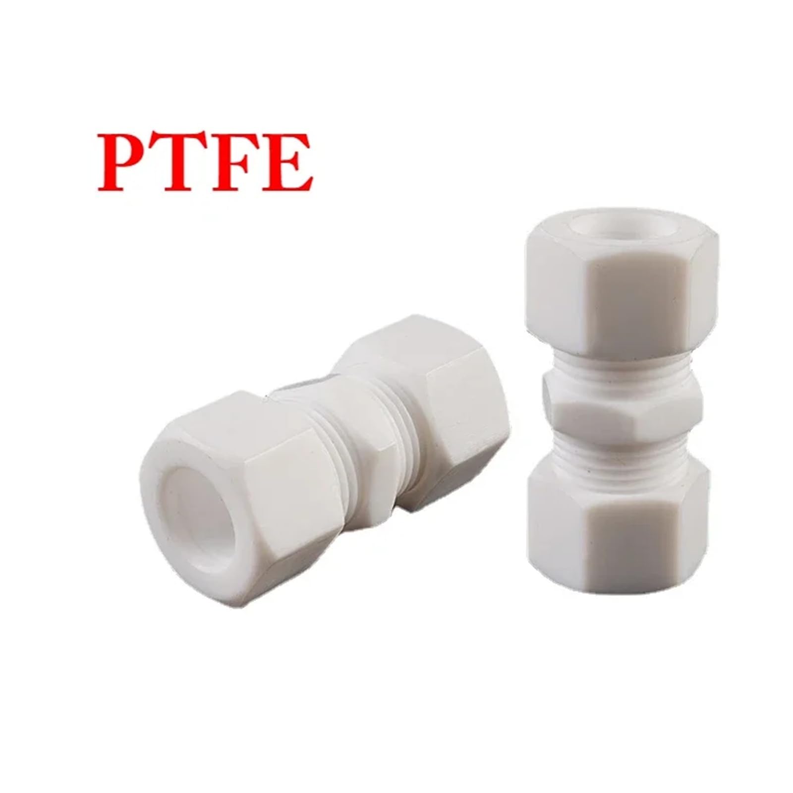 Złączka zaciskowa PTFE o jednakowym zacisku, średnica zewnętrzna rury 2-45 mm(19.05mm 3/4 Inch)