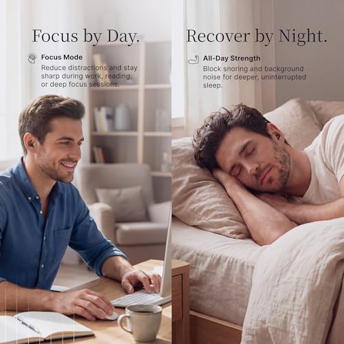 Image of Nox Sleep Earplugs for Side Sleepers - Reusable Soft Silicone Ear Plugs for Sleeping - Comfortable Noise Reducing Earplugs for Snoring, Travel & Deep Sleep - 28dB Reusable Ear Plugs