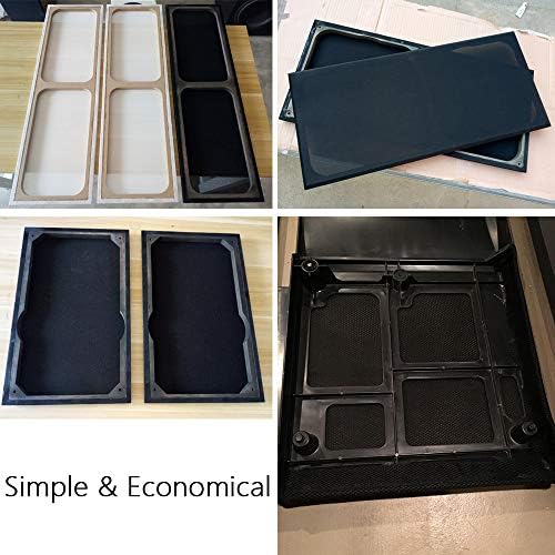 Speaker Grill Cloth Stereo Mesh Fabric for Speaker Repair, Gray - 55 x 20 in / 140 x 50 cm — view 7
