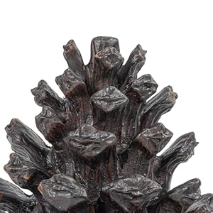 Creative Co Op Pinecone Shaped Resin Bookends Set of 2 Pieces