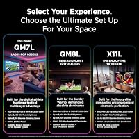 TCL 55 Inch Class QM7L Series | SQD-Mini-LED QLED Smart TV | 55QM7L, 2026 Model | 144Hz | Ultimate Color Ultra Brightness & Contrast | Google AI Bang & Olufsen | Voice Gaming Streaming Television — image 5