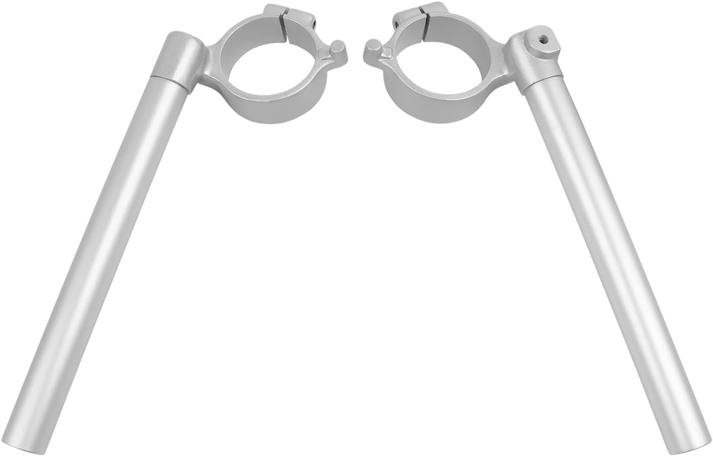 50mm Clip On Handlebars Compatible with Suzuki GSXR750 GSXR600 K6 K8 2006-2010 Left & Right Aluminum Motorcycle 7/8" Clip On Fork Tube Handlebars