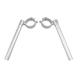 HAONEL 50mm Clip On Handlebars Compatible with Suzuki GSXR750 GSXR600 K6 K8 2006-2010 Left & Right Aluminum Motorcycle 7/8