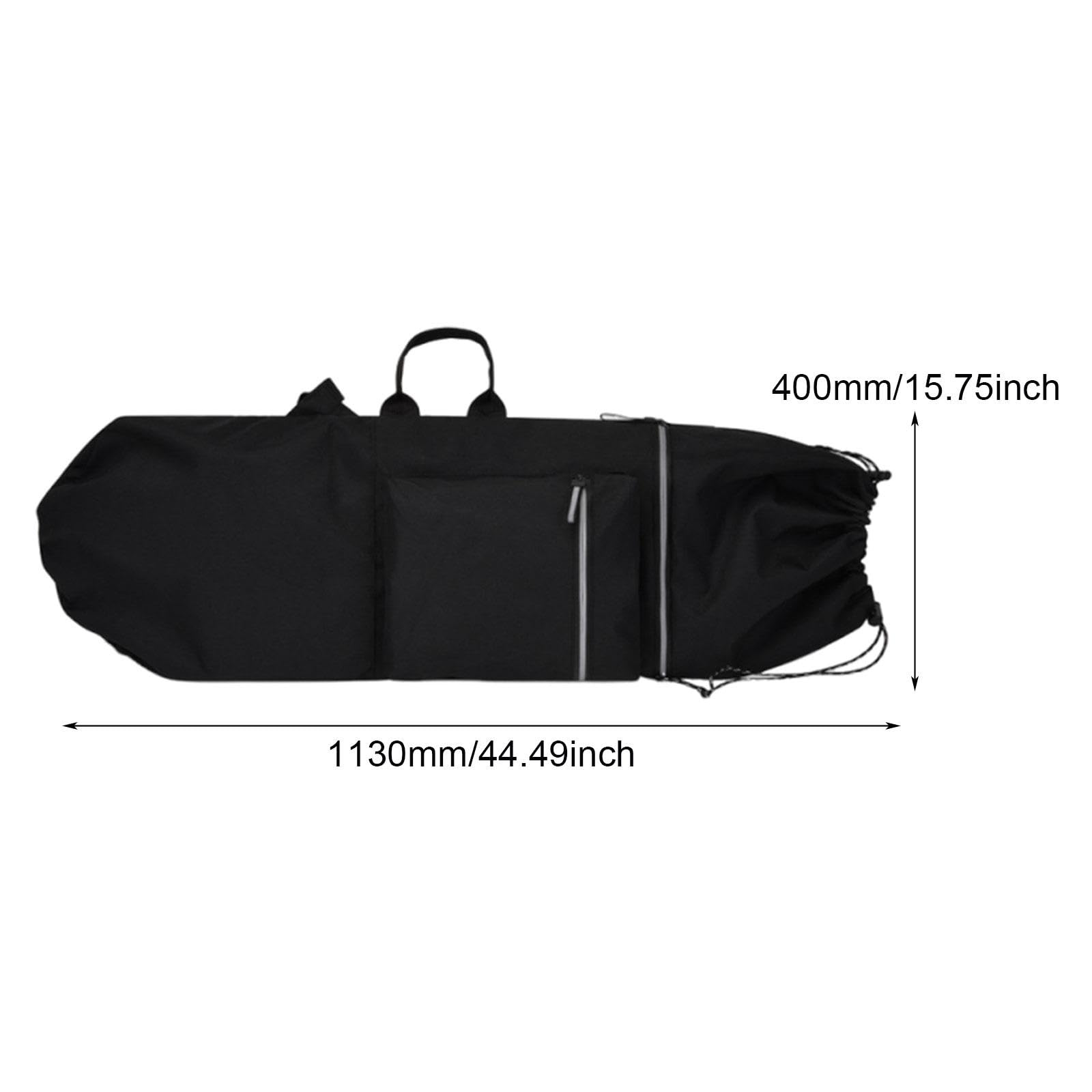 Skateboard Sac de Transport Oxford Imperméable Sac de Rangement Longboard Pochette Protection avec Bretelles Ajustables pour Loisirs Adultes en