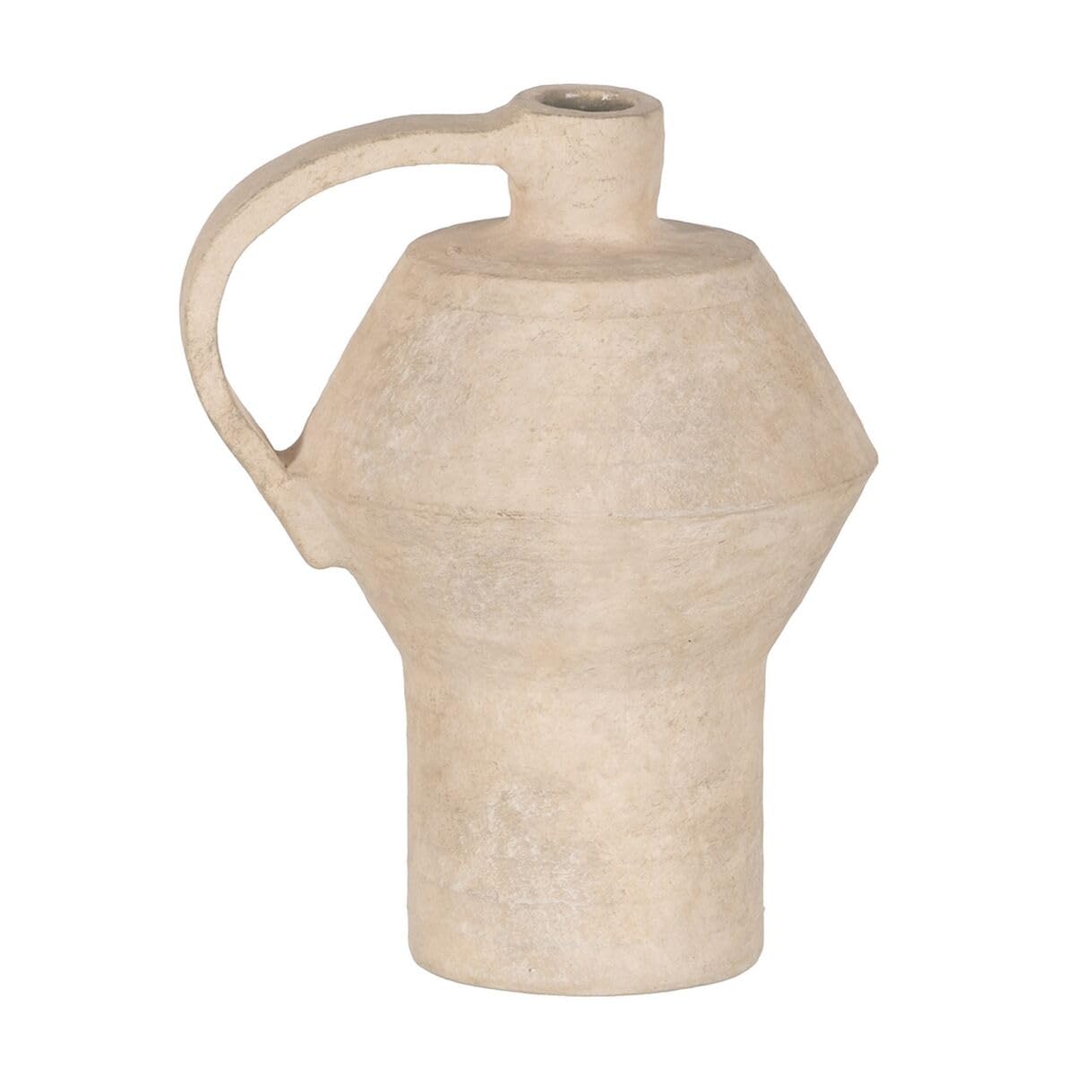 BigBuy Home Vase Light Grey Ceramic 18 x 15 x 23 cm