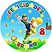 OBLEA de Luigi Personalizada con Nombre y Edad para Pastel o Tarta, Especial para cumpleaños, Medida Redonda de 20cm de diámetro