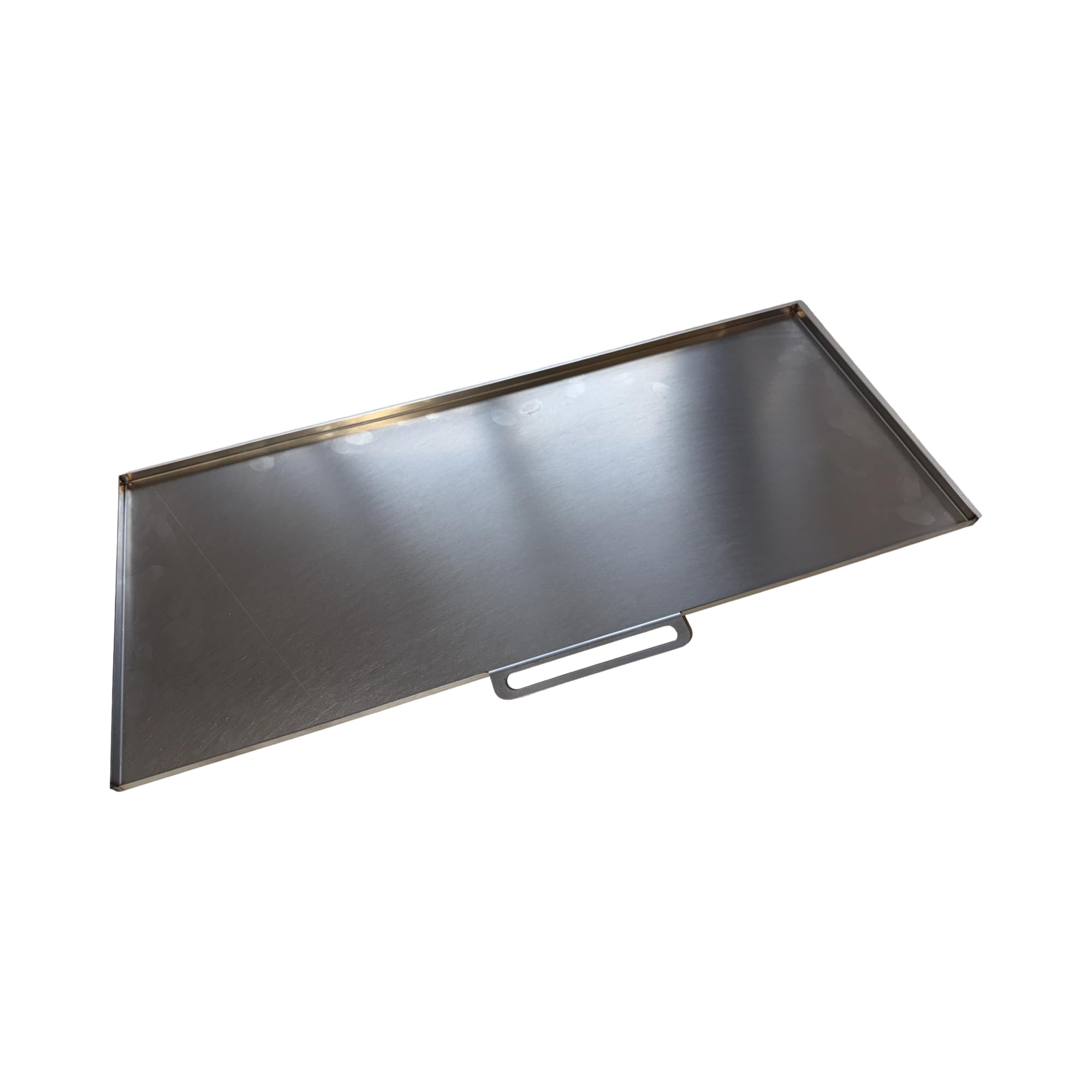 EWH Acciaio inossidabile 1.4301 - Vassoio antigoccia per barbecue a gas Mr. Gardener Kingman 4 (700 x 385 x 17 mm) in acciaio inox
