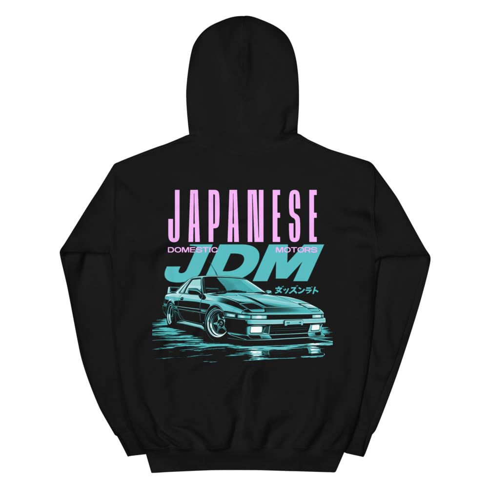 1986 Supra Graphic JDM Fans Graphic Hoodie Bluza z kapturem | Sweter w stylu tunera JDM