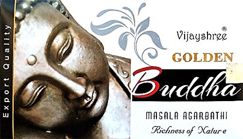 YesMandala Vijay Shree Wierook -Gouden Boeddha - 12 Dozen x 15 g