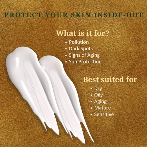 Image of SVARASYA AVI Mineral Sunscreen SPF 50 Pa+++ | 50ml Sunscreen with Zinc Oxide & Titanium Dioxide | UVA, UVB Sun Protection | Lightweight Sun Cream for Men & Women | For Dry & Oily Skin | All Skin types