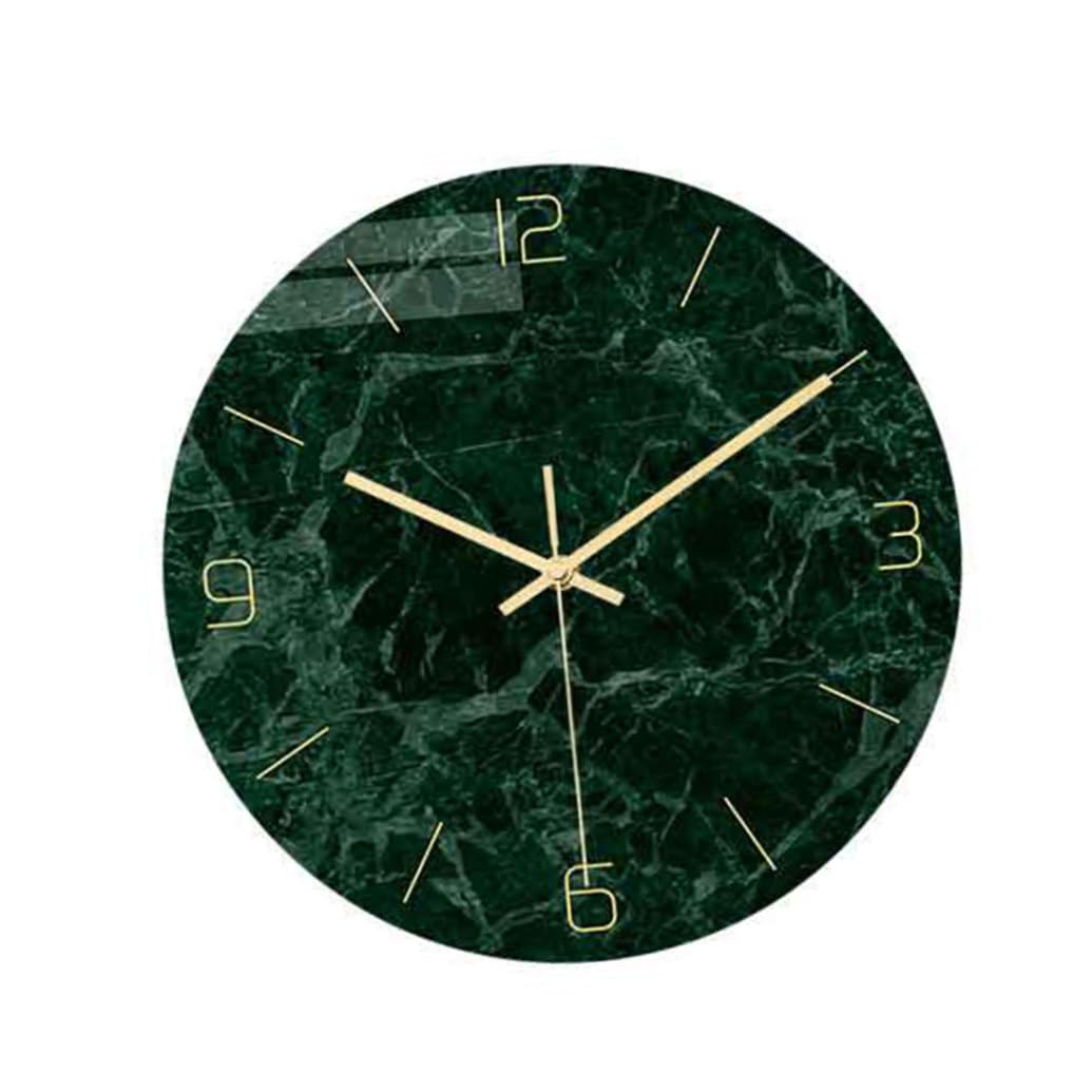 Abaodam Orologio da Parete Creativo Effetto Marmo Cc064 in Acrilico | Quadrante Uv, Movimento Silenzioso, Manutenzione Semplice, Lettura Chiara, per Camera e Cucina