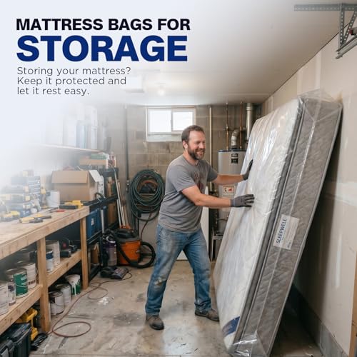 2 Pack 2 MIL Mattress Bags