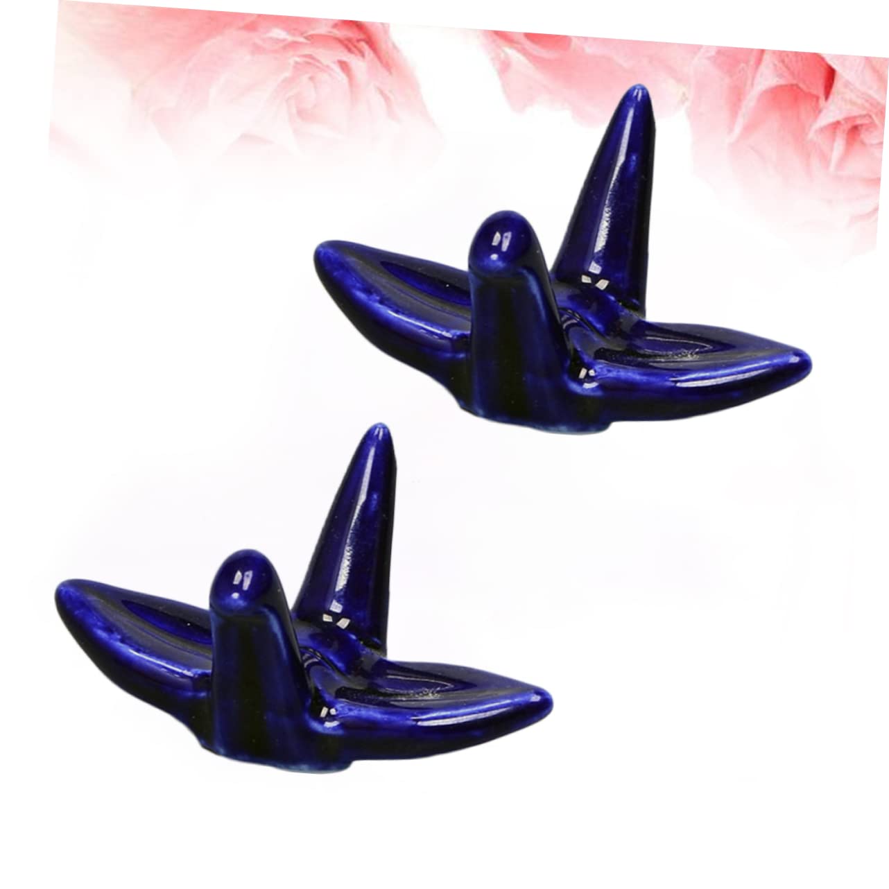 Repose-Baguettes décoratif, Support pour Baguettes, 4 pièces, Sculpture de cuillère Japonaise, Support pour ustensiles de Cuisine et de Table, Couverts en céramique