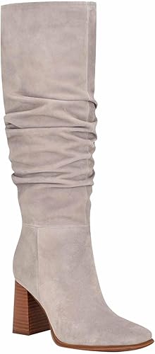 Nine West Women's Domaey Boot, Grey 030, 9.5