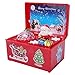 Tema Natalizio Carillon, Funziona a Batteria Carillon Musicale Illuminato Giocattoli per l'apprendimento Canto Educazione Precoce Giocattolo Cognitivo Compleanno Natale Regalo per Ragazze Ragazzi(A)