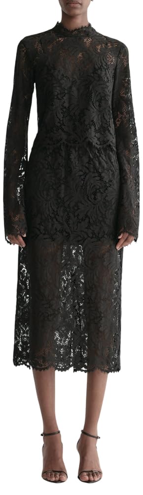 A L C Womens Lydia Skirt Black Medium