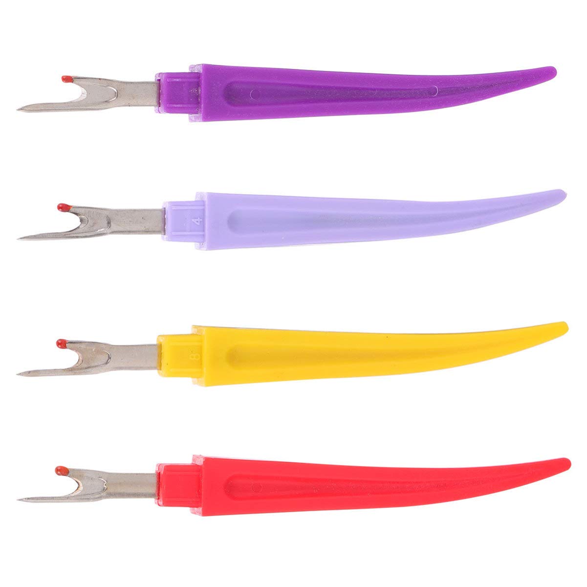 Sewroro Sewing Tools 4pcs Keychain Seam Ripper Disconnector Release Thread Remover