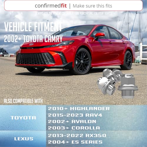 Image of Wheel Accessories Parts 20 Pcs M12x1.5 12x1.5 Thread OEM Factory Style Lug Nuts 1.5 inch Long Chrome 13 /16 inch 21mm Hex Fits Toyota Camry Corolla Highlander | 90084-94001 | 611-211