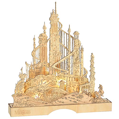 Department 56 Flourish Disney The Little Mermaid King Triton 's Palace - Figura Decorativa de Centro de Mesa (35 cm), Color marrón Cover