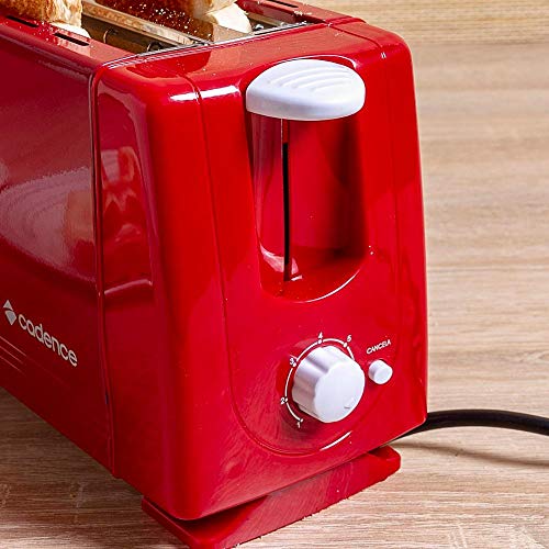Torradeira Cadence Colors Vermelha 110V