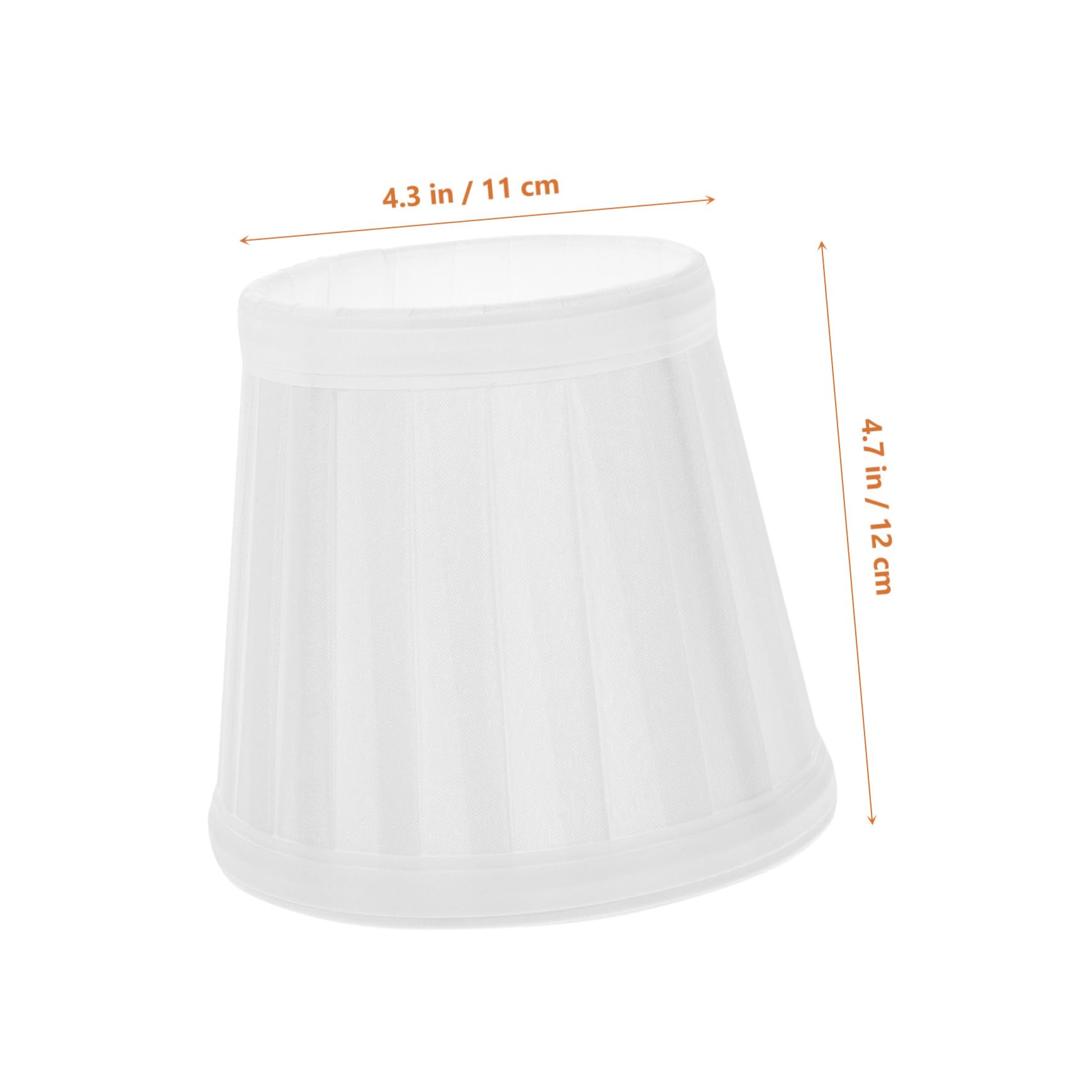 Pantalla de Tela Color Claro Desmontable para Lámpara de Escritorio y Pared | Apta para Mesa y Aplique, Estilo Simple y Delicado, Hierro y Tela, Biblioteca o Obsequio de Inauguración